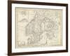 Map of Sweden and Denmark-T. Jeffreys-Framed Art Print