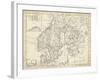 Map of Sweden and Denmark-T. Jeffreys-Framed Art Print