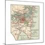 Map of Sydney (C. 1900), Maps-Encyclopaedia Britannica-Mounted Giclee Print