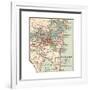 Map of Sydney (C. 1900), Maps-Encyclopaedia Britannica-Framed Giclee Print