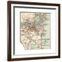 Map of Sydney (C. 1900), Maps-Encyclopaedia Britannica-Framed Giclee Print