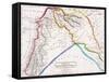 Map of Syria, Mesopotamia, Assyria &C., from 'The Atlas of Ancient Geography', by Butler…-null-Framed Stretched Canvas