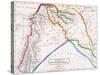 Map of Syria, Mesopotamia, Assyria &C., from 'The Atlas of Ancient Geography', by Butler…-null-Stretched Canvas