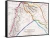 Map of Syria, Mesopotamia, Assyria &C., from 'The Atlas of Ancient Geography', by Butler…-null-Framed Stretched Canvas