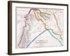 Map of Syria, Mesopotamia, Assyria &C., from 'The Atlas of Ancient Geography', by Butler…-null-Framed Giclee Print