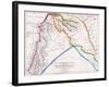 Map of Syria, Mesopotamia, Assyria &C., from 'The Atlas of Ancient Geography', by Butler…-null-Framed Giclee Print