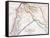 Map of Syria, Mesopotamia, Assyria &C., from 'The Atlas of Ancient Geography', by Butler…-null-Framed Stretched Canvas