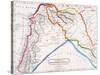 Map of Syria, Mesopotamia, Assyria &C., from 'The Atlas of Ancient Geography', by Butler…-null-Stretched Canvas