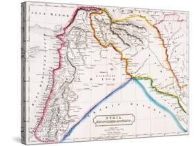 Map of Syria, Mesopotamia, Assyria &C., from 'The Atlas of Ancient Geography', by Butler…-null-Stretched Canvas