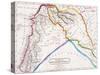 Map of Syria, Mesopotamia, Assyria &C., from 'The Atlas of Ancient Geography', by Butler…-null-Stretched Canvas