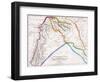 Map of Syria, Mesopotamia, Assyria &C., from 'The Atlas of Ancient Geography', by Butler…-null-Framed Giclee Print