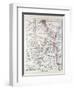 Map of Tanzania Kilimanjaro, 1899-null-Framed Premium Giclee Print