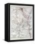 Map of Tanzania Kilimanjaro, 1899-null-Framed Stretched Canvas