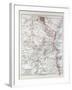 Map of Tanzania Kilimanjaro, 1899-null-Framed Giclee Print