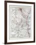 Map of Tanzania Kilimanjaro, 1899-null-Framed Giclee Print