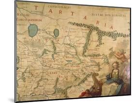 Map of Tartary, 1540 and Francesco Grisellini, 1761-Gian Lorenzo Bernini-Mounted Giclee Print