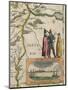 Map of Tartary, from Atlas Maior or Novus Detail-William Affleck-Mounted Giclee Print