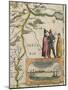 Map of Tartary, from Atlas Maior or Novus Detail-William Affleck-Mounted Giclee Print