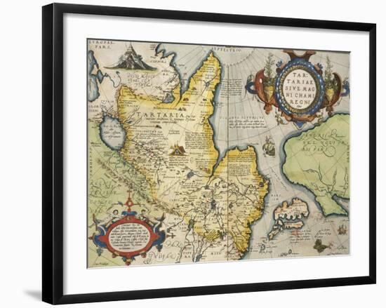 Map of Tartary, Northern-Central Asia, from Theatrum Orbis Terrarum-null-Framed Giclee Print