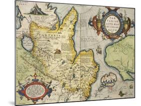 Map of Tartary, Northern-Central Asia, from Theatrum Orbis Terrarum-null-Mounted Giclee Print