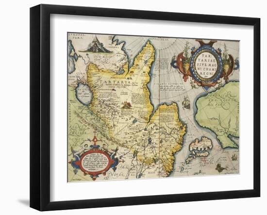 Map of Tartary, Northern-Central Asia, from Theatrum Orbis Terrarum-null-Framed Giclee Print