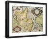 Map of Tartary, Northern-Central Asia, from Theatrum Orbis Terrarum-null-Framed Giclee Print
