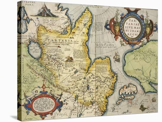 Map of Tartary, Northern-Central Asia, from Theatrum Orbis Terrarum-null-Stretched Canvas