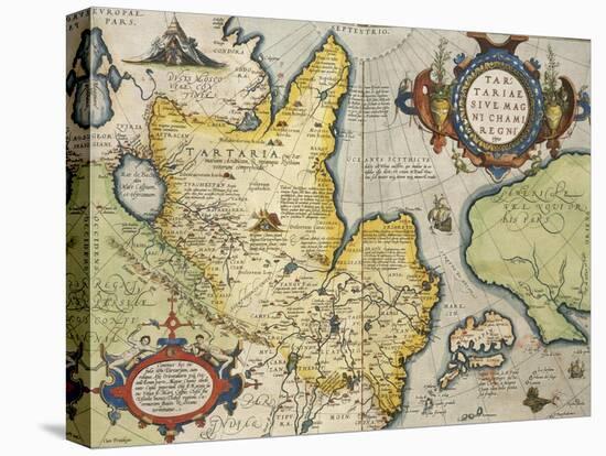 Map of Tartary, Northern-Central Asia, from Theatrum Orbis Terrarum-null-Stretched Canvas