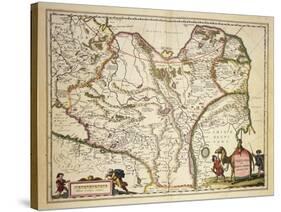 Map of Tartary, Northern-Central Asia-null-Stretched Canvas