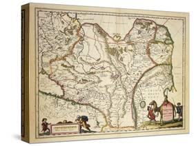 Map of Tartary, Northern-Central Asia-null-Stretched Canvas