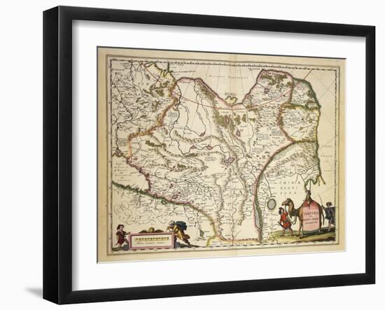 Map of Tartary, Northern-Central Asia-null-Framed Giclee Print