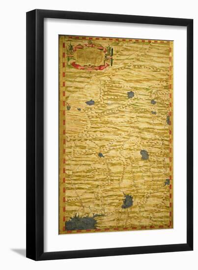 Map of Tartary-Stefano Bonsignori-Framed Giclee Print