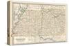 Map of Tennessee, Western Part. United States. Inset Map of Chattanooga-Encyclopaedia Britannica-Stretched Canvas