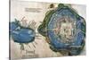 Map of Tenochtitlan and the Gulf of Mexico, from 'Praeclara Ferdinadi Cortesii De Nova Maris…-null-Stretched Canvas