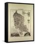 Map of Territoire De Belfort 1896, France-null-Framed Stretched Canvas