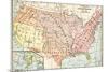 Map of Territorial Growth of the United States from 1783-1867-null-Mounted Giclee Print