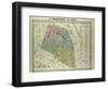 Map of the 3rd Arrondissement Du Temple Paris France-null-Framed Giclee Print