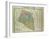 Map of the 3rd Arrondissement Du Temple Paris France-null-Framed Giclee Print