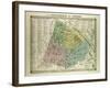 Map of the 5th Arrondissement Du Pantheon Paris France-null-Framed Giclee Print