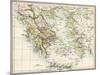 Map of the Aegean Sea in the Time of Ancient Greece-null-Mounted Giclee Print
