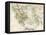 Map of the Aegean Sea in the Time of Ancient Greece-null-Framed Stretched Canvas