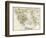 Map of the Aegean Sea in the Time of Ancient Greece-null-Framed Giclee Print