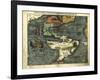 Map of the Americas, 1550-Science Source-Framed Giclee Print