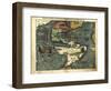 Map of the Americas, 1550-Science Source-Framed Giclee Print