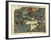 Map of the Americas, 1550-Science Source-Framed Giclee Print