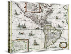 Map of the Americas, 1631-Henricus Hondius-Stretched Canvas