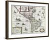 Map of the Americas, 1631-Henricus Hondius-Framed Giclee Print