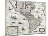 Map of the Americas, 1631-Henricus Hondius-Mounted Giclee Print