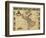 Map of the Americas, 1660-Science Source-Framed Giclee Print