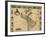 Map of the Americas, 1660-Science Source-Framed Giclee Print